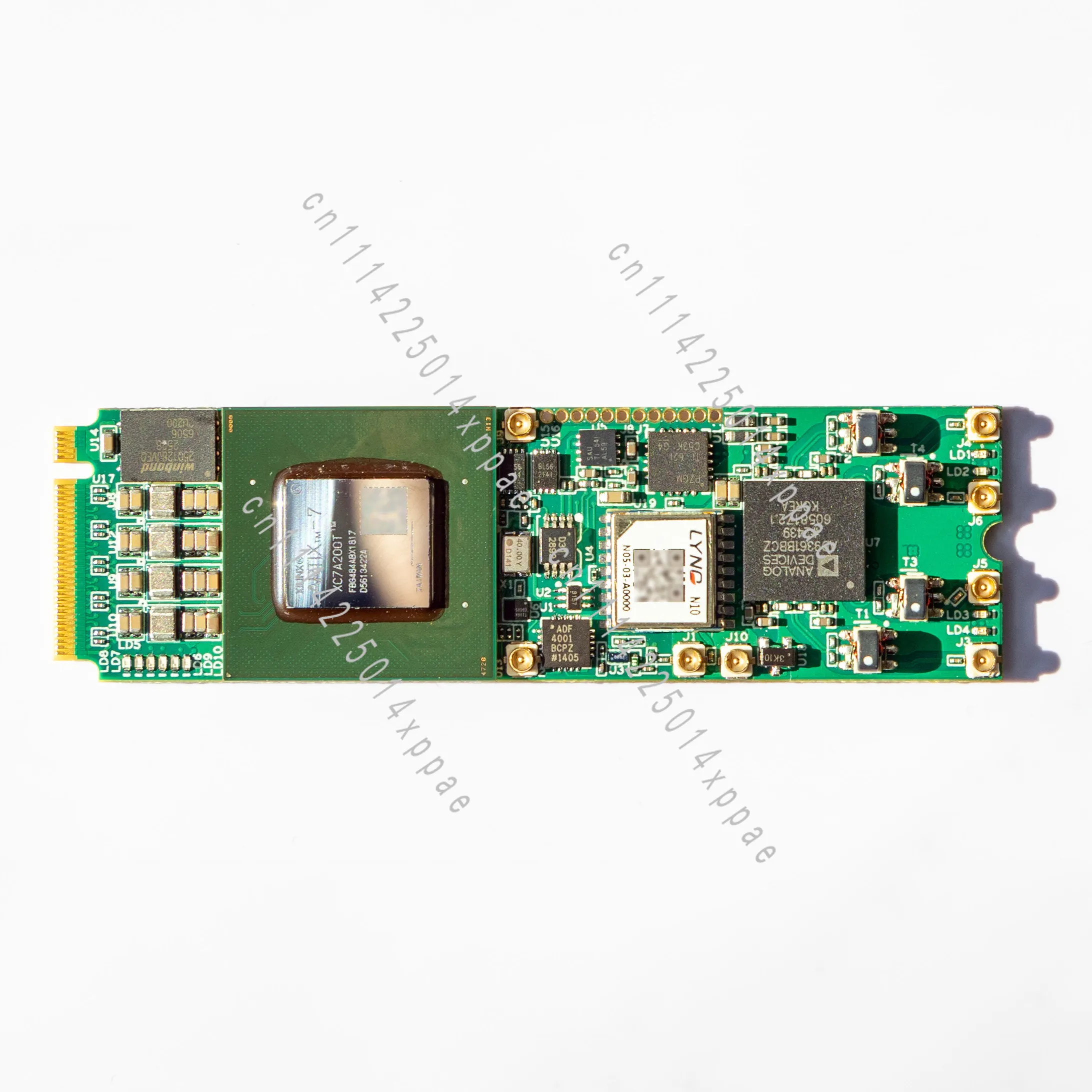 Фото Программируемое радиоустройство SDR M.2 PCIe B210 XC7A200 GPSDO M2SDR для электронных компонентов №4