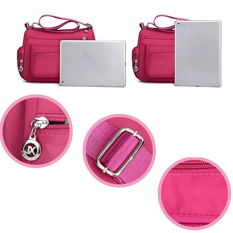 Xiaomi Women Bag Nylon Waterproof Messenger Bags For Lady Crossbody Large Capacity Travel Shoulder Bag Casual Handbags