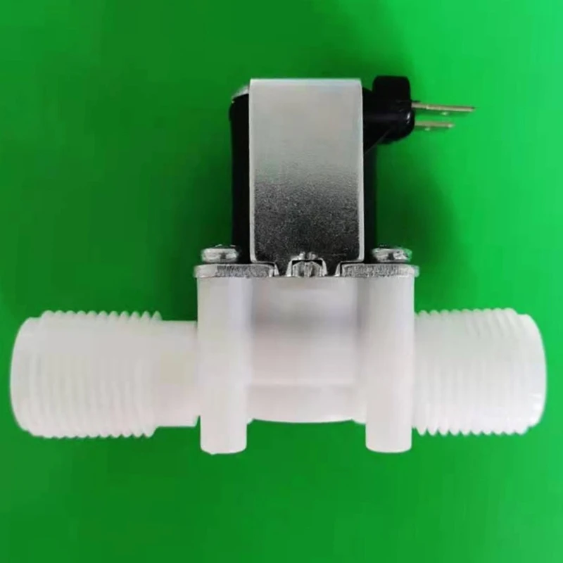 

12V/24V/110V/220V Water Solenoid Valve Quick Connect 1/2" x 1/2" Lengthen Valve Fitting for Water Purifier Dispenser M4YD