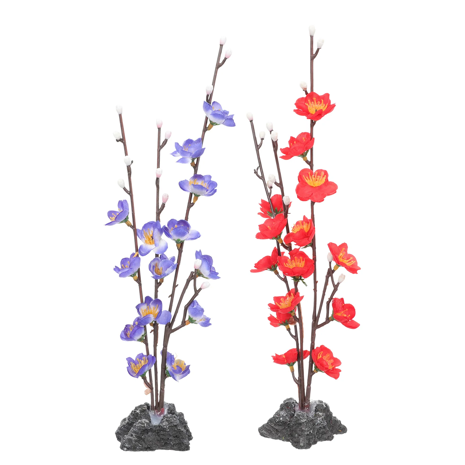 

Flower Plate Artificial Plants Decor Aquarium Decoration Ornament Flowers Sushi Fake Tank Plant Plates Dish Fish Serving Sashimi