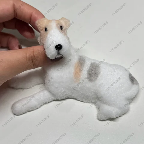 Foxhound Dog Taba Squishy Силиконовая ручная роспись Собачий щенок Нечеткая игрушка для сжимания животных Моти Игрушка для рук Расслабление стресса