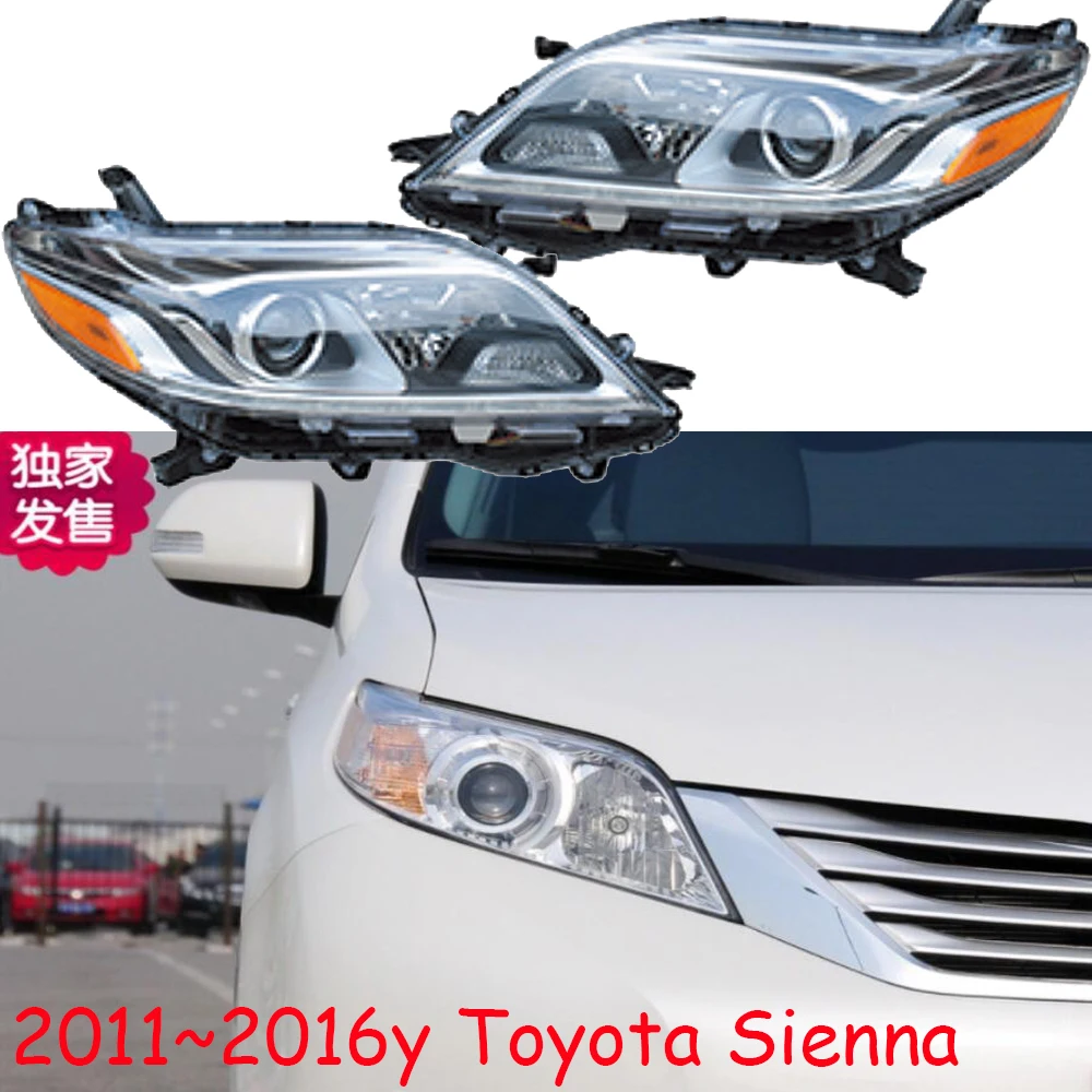 1 шт. автомобильный бампер фара для Toyota Sienna 2011 ~ лет автомобильные аксессуары