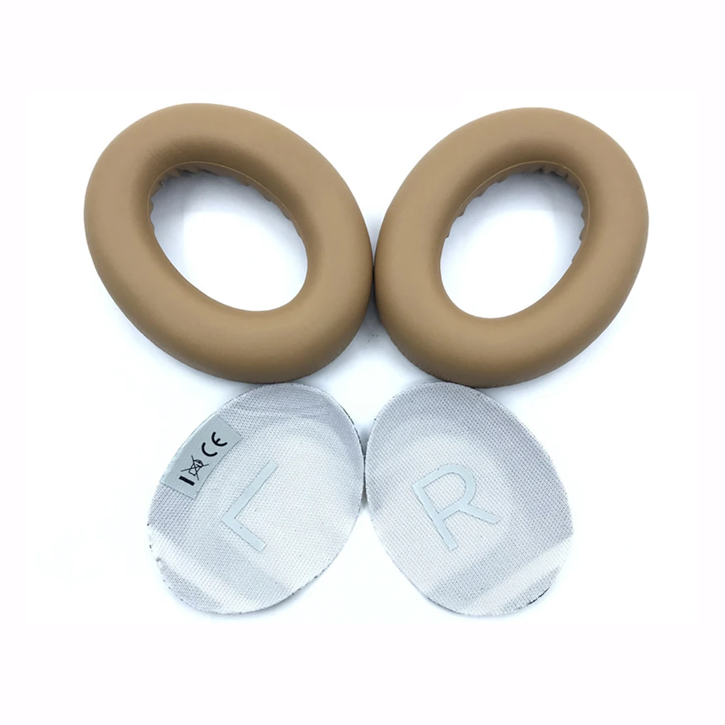 

1 Pair Earphone Leather Ear Pad Noise Reduction Headphone Cushion Headset Muff Earmuff Modified Accessories Spare Parts