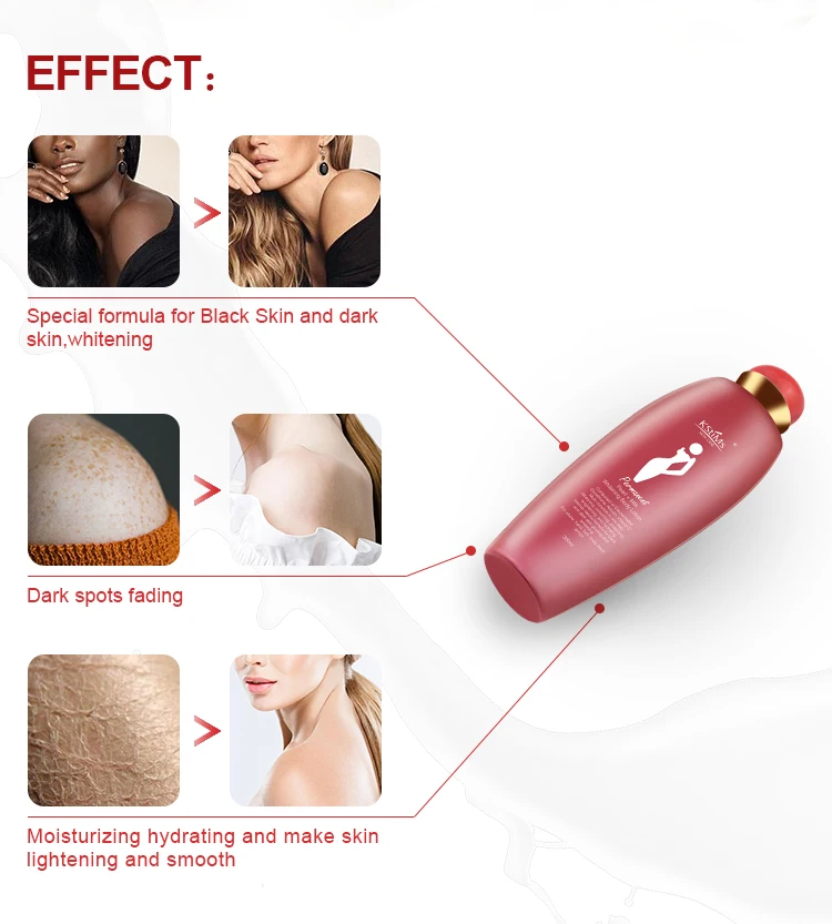 Натуральный органический лосьон для отбеливания тела ароматизированный