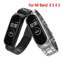 stainless steel wrist strap for xiaomi mi band 6 5 metal watch band smart bracelet miband 5 belt replaceable watch straps mi 6