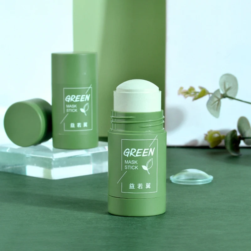 

Face Clean Mask Deep Cleansing Stick Mask Green Tea Mask Moisturizing Cleaning Oil Control Treat Pores Acne Facial Care Mask