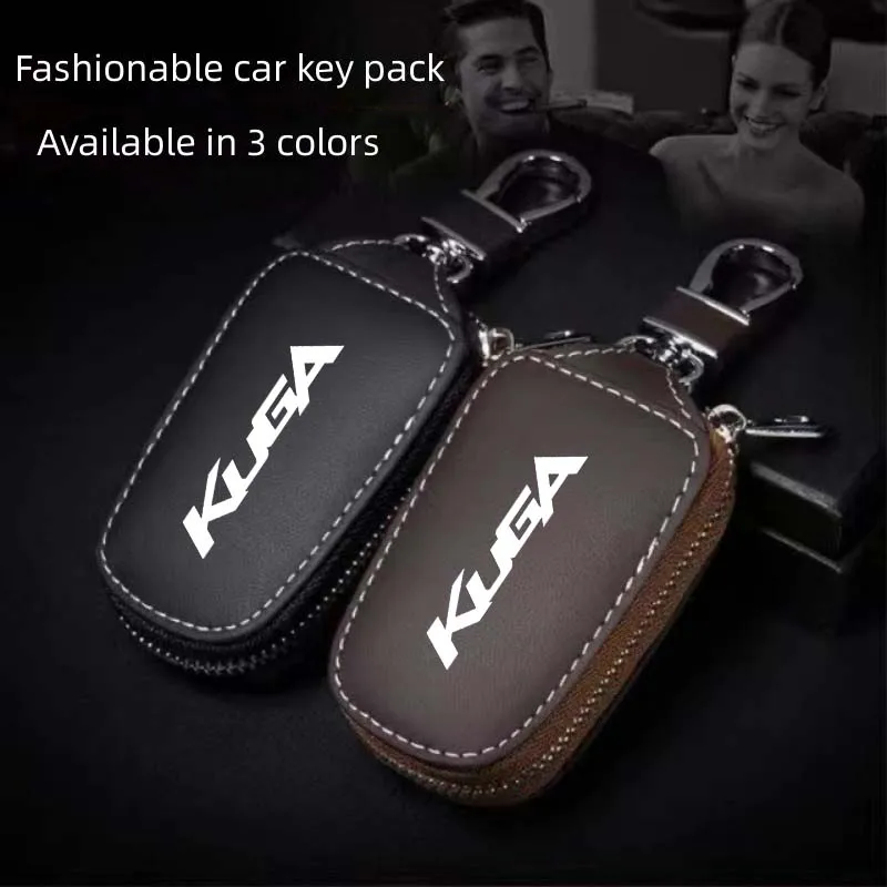 

Creative leather remote control protective case for car keycase suitable for Ford Kuga keycase