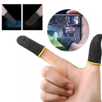 1 pair new finger cover game controller for pubg sweat proof non scratch sensitive touch screen gaming finger thumb sleeve glove