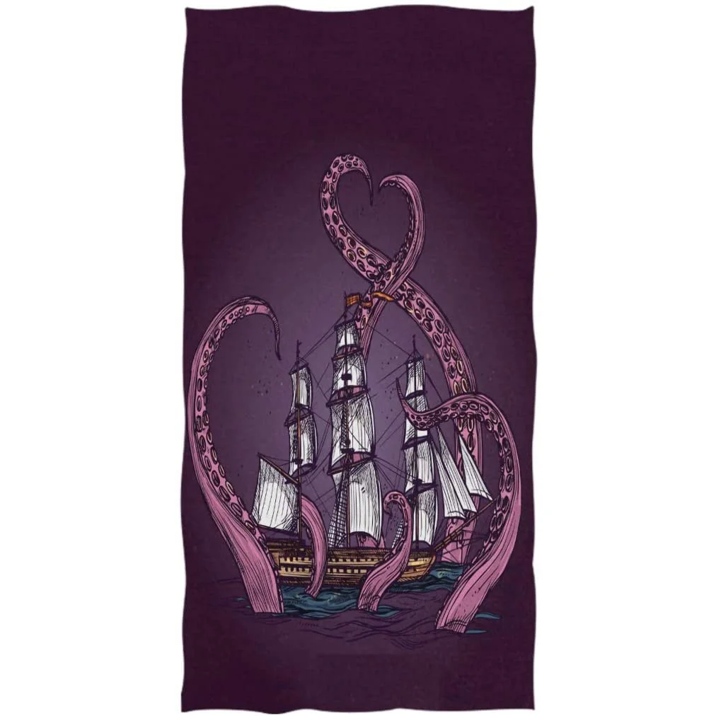 

Magic Kraken Giant Tentacles in Ship Quick Drying Towel