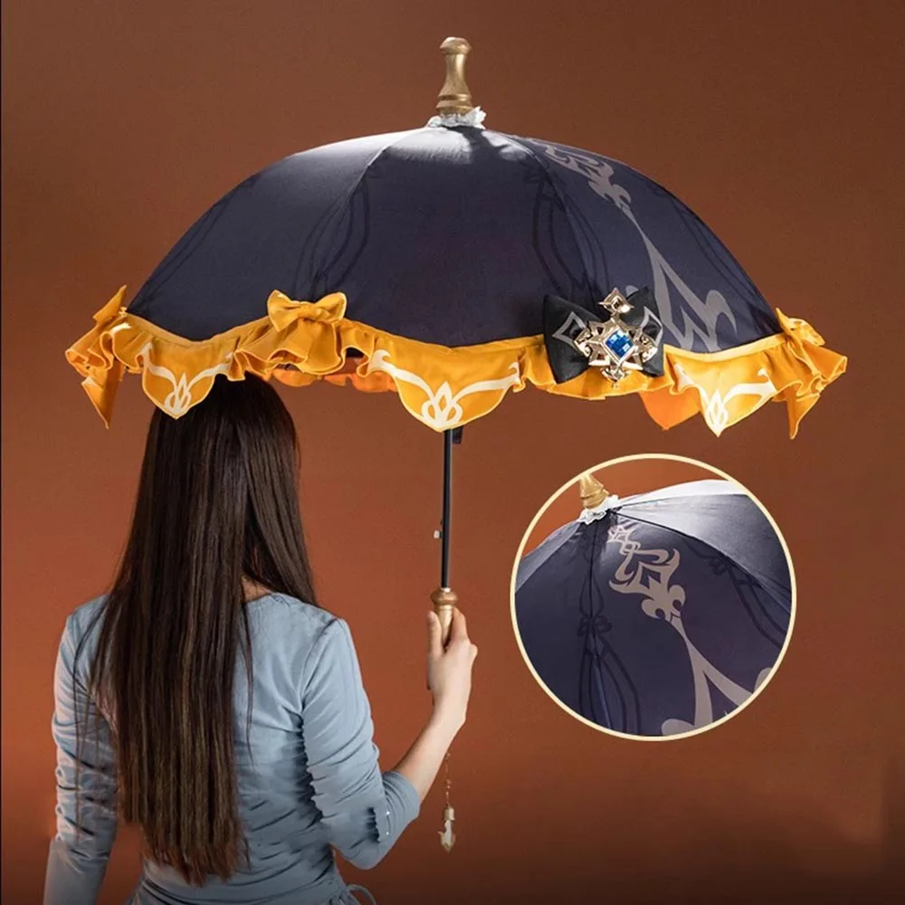 Зонт Navia реквизит для косплея игра Genshin Impact косплей Fontaine зонтик бесплатные
