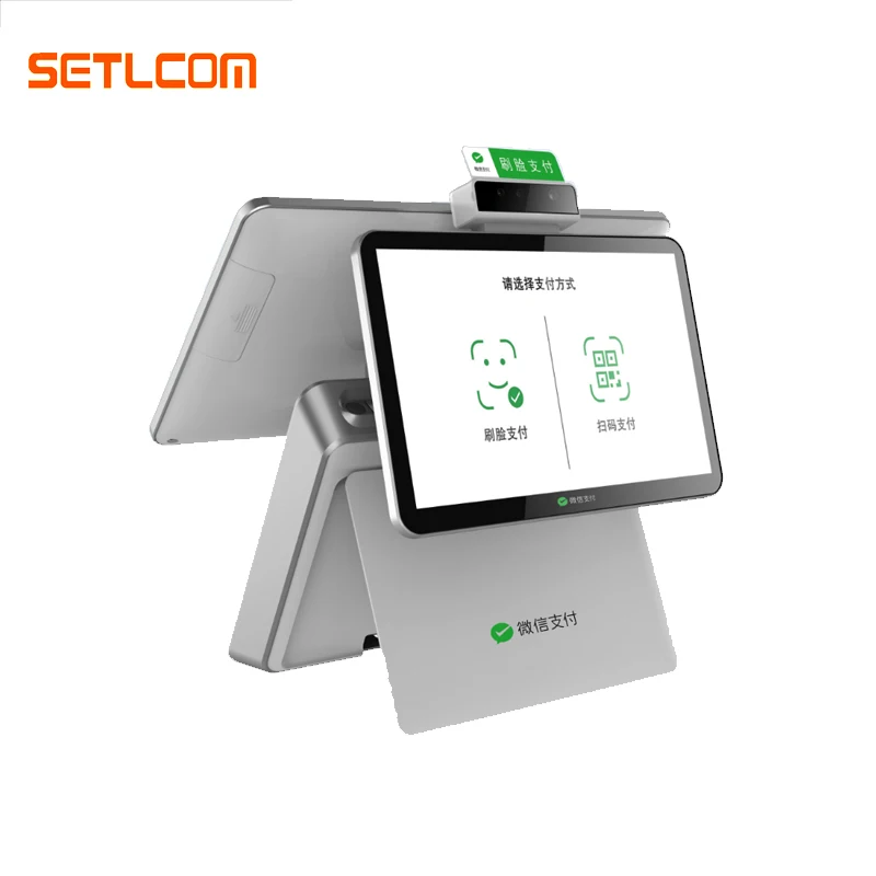 

Cash Register Play POS Android 15 inch Dual Screen POS SETLCOM SA15