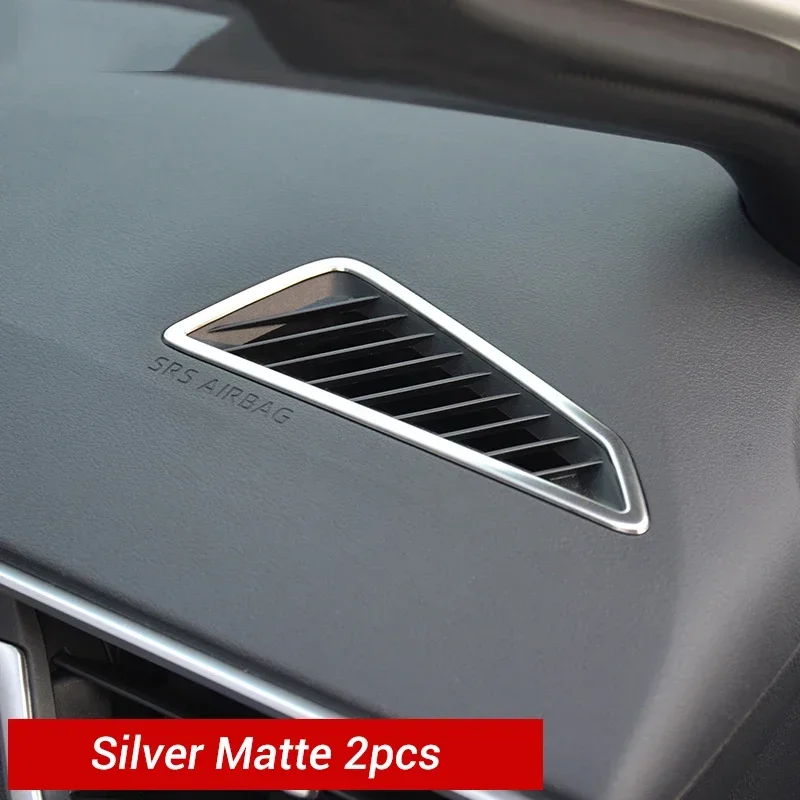 

2 шт., автомобильная стойка, воздуховыпускное отверстие, ободок, кольцо, рамка, наклейки, внутренний гарнир для Toyota Corolla 2019-2022 2023 2024 E210 12TH LHD