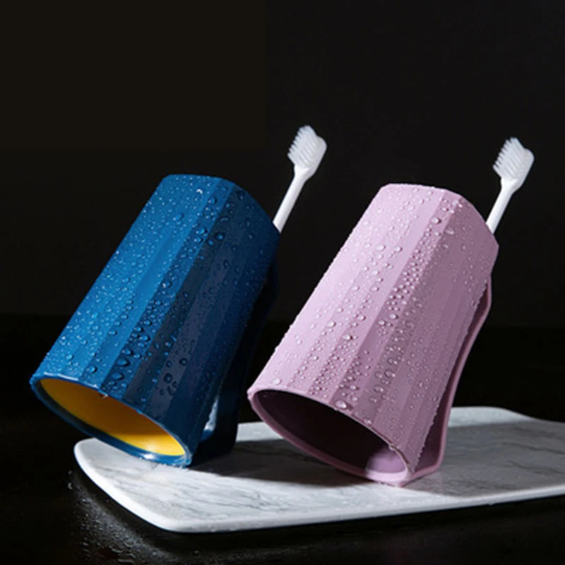 

Inverted Creative Mouthwash Cup Lovers Brushing Cups Simple Household Plastic Toothbrush Cups children's Wash Cups
