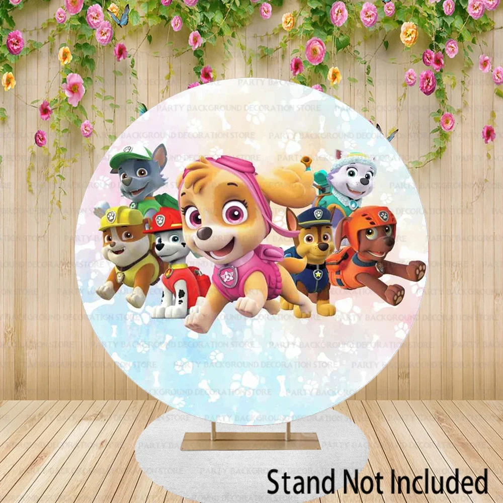 Ридер Чейз собака Щенячий патруль знак круглая Скай для мальчиков девочек День