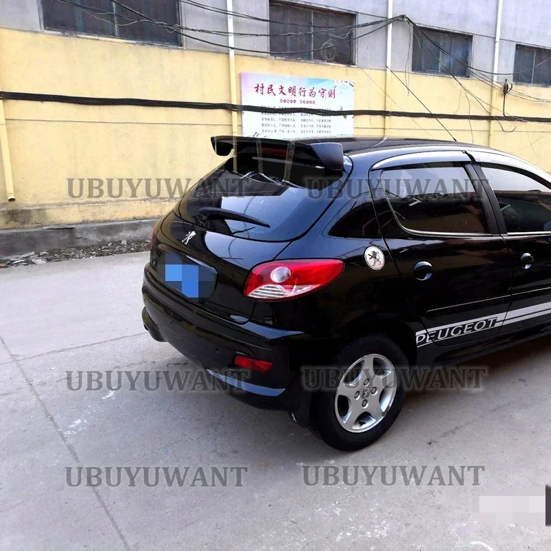 UBUYUWANT для Peugeot 206 RC 207 208 308 спойлер из АБС-пластика задний на крышу крыло багажника