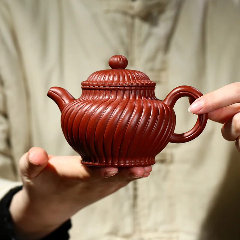 

Chinese teapot teapot filter Xishi pot beauty handmade purple sand tea set custom gift