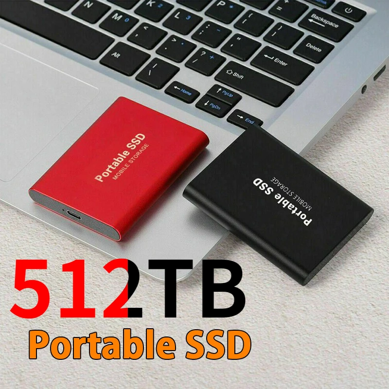 

USB 3.1 Portable SSD High Speed External Solid State Drives 4TB 2TB 1TB 500GB USB C Mobile Hard Disk Drive for Desktops Laptops