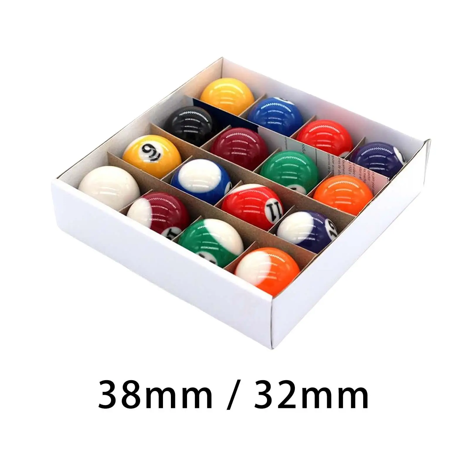 

16-кратные мини-шары для бильярда, мячи для бассейна, полный набор, маленький для бильярдной комнаты