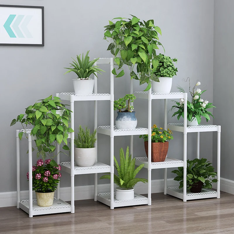 

Multi-layer Potted Plant Stand Rack Multiple Flower Pot Holder Shelf Indoor Outdoor Planter Display Shelving Unit for Patio