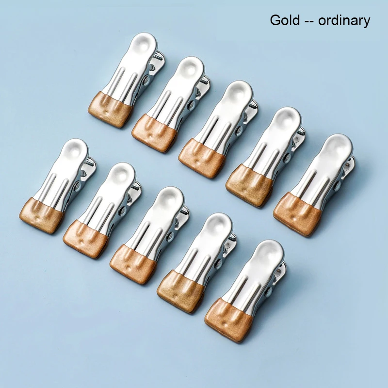 

10pcs Stainless Steel Storage Rack Clothes Drying Fixed Laundry Chip Hooks For Clothes Towels Socks Windproof Clothes Peg Home
