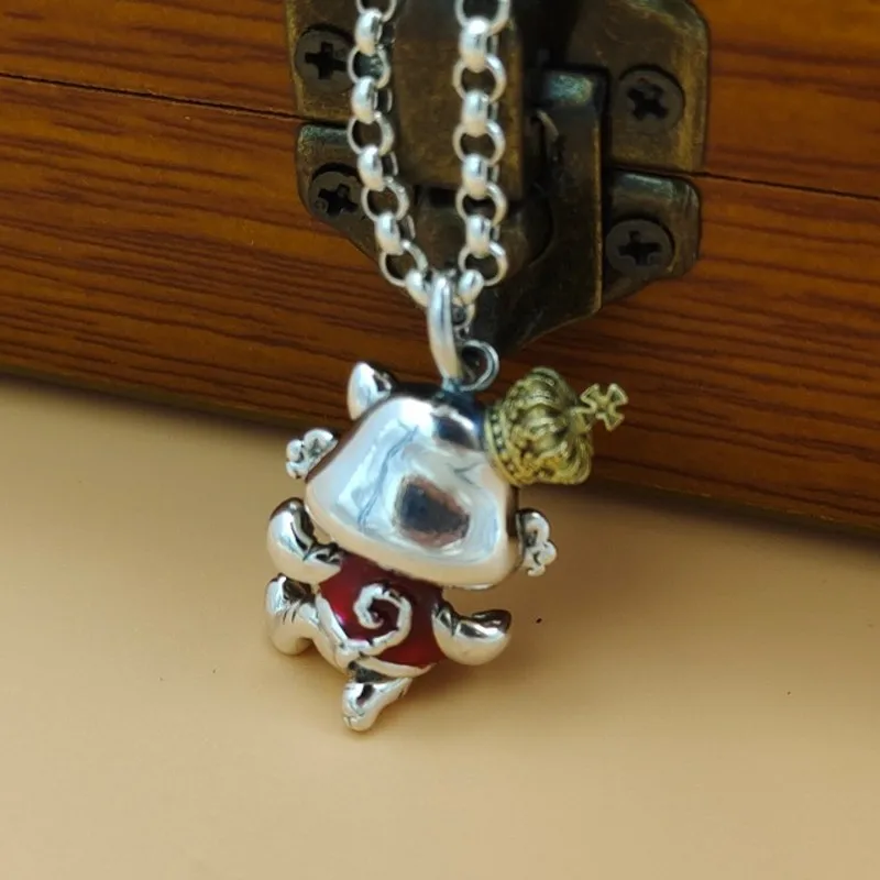 Новый Ретро кулон BOCAI из стерлингового серебра S925 пробы роскошный крутой