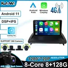 Carplay Android 11,0 автомобильный радиоприемник, мультимедийный стереоплеер, Wi-Fi, автомобильный GPS-навигатор для Volvo S80 1998 - 2006