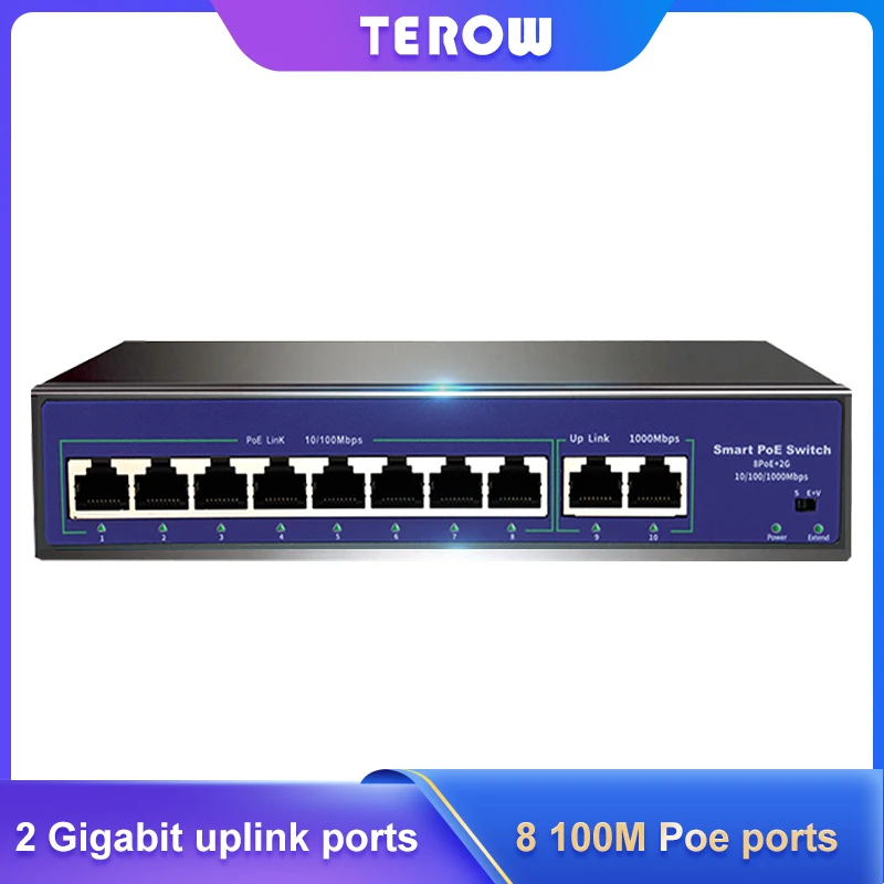 Ethernet- TEROW  10 , POE, 52 , VLAN 100 /, IEEE 802, 3 Af/at,      ,  AP 250m