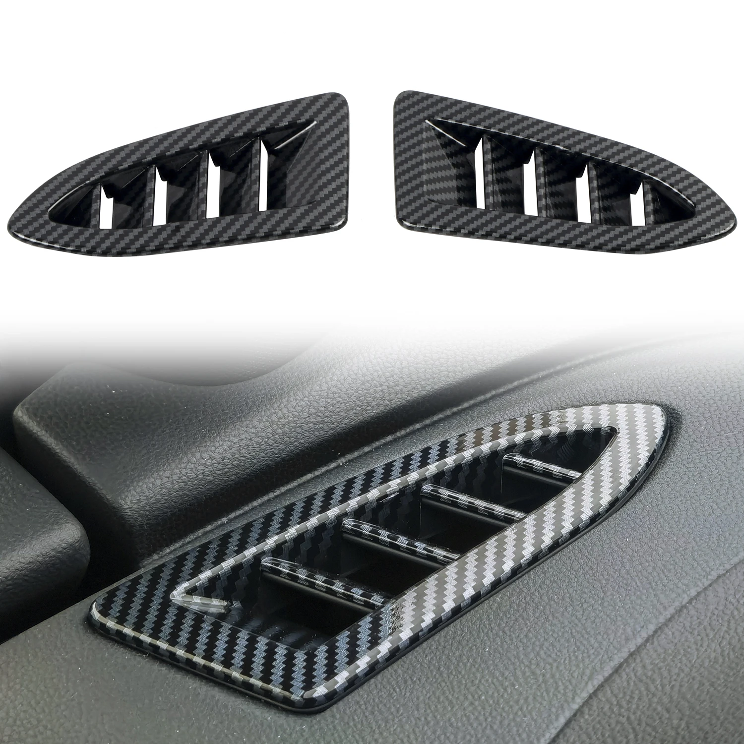 

Fit For Subaru WRX/ WRX STi 2022 2023 Car Accessories ABS Plastic Front Side Air Vent Outlet Cover Trim 2pcs