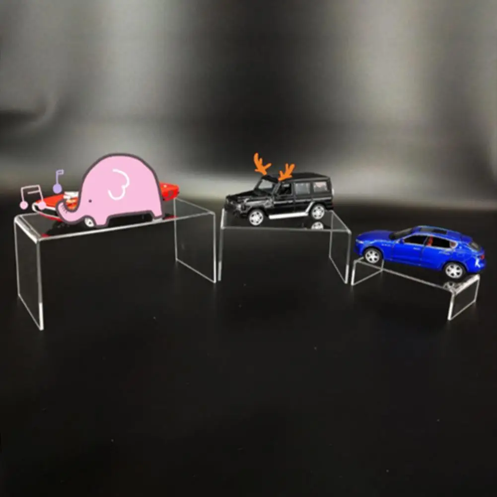 

3Pcs/Set 3mm Acrylic U Type Display Stand Showcase Jewelry Storage Rack Shelf for Cabinet