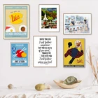 В Paratus Wall Art Печать на холсте-Гилмор Зонтик для девочек художественный плакат на холсте настенная живопись Фотографии Гостиная домашний декор