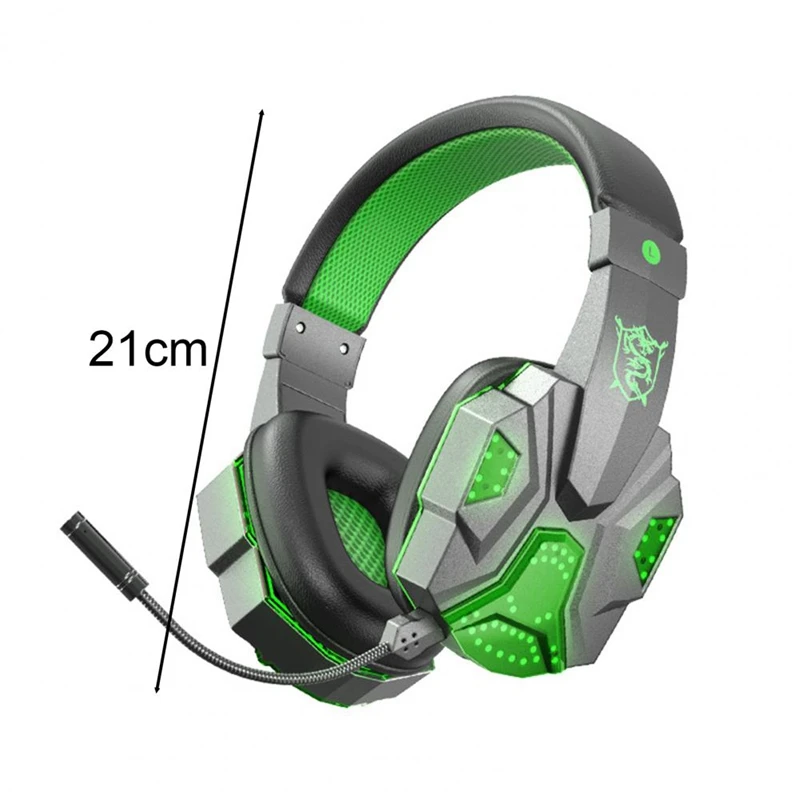 Беспроводная гарнитура Игровая с объемным звуком RGB Игровые наушники микрофоном