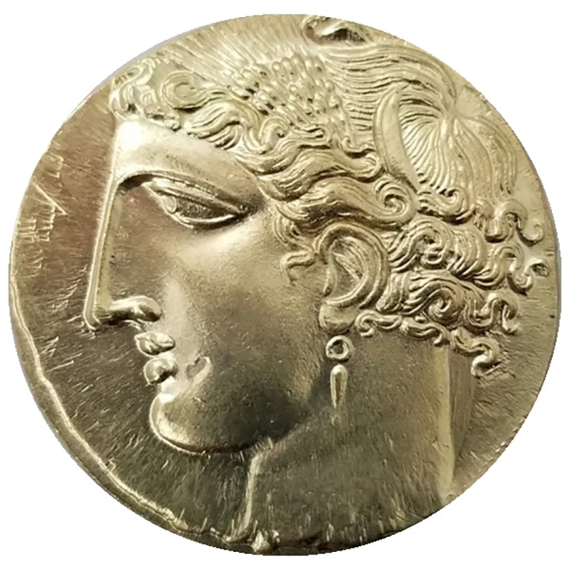 

1 шт., копия старинной монеты Пегас, памятные монеты-копия медали, коллекционные предметы, металлический коллекционный подарок, Красивое Золото