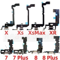 original bottom usb charger pcb board fpc dock connector charging flex cable for iphone 7 8 plus xs max x xr phone parts