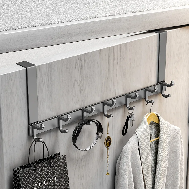 

Hook behind the door Clothes Hats Bags can be hung behind the bedroom door Storage and storage hooks Storage artifact