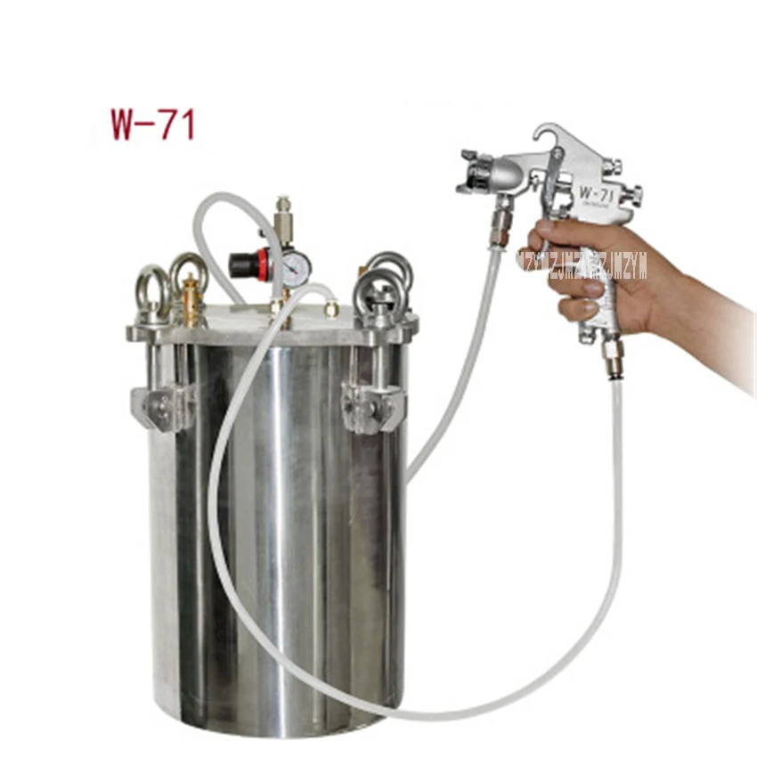 

New Arrival W-71 Manual Paint Spraying Machine 304 Stainless Steel High-quality Portable Pneumatic Airless Spraying Machine 15L