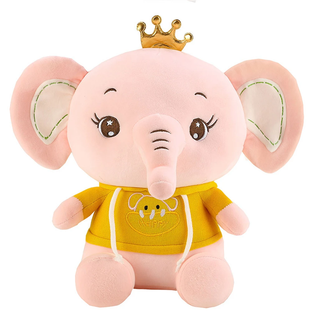 

35cm Kawaii Elephant Plush Animal Toys Baby Appease Toys Kids Soft Stuffed Elephant Doll Home Decor Children Birthday Gifts