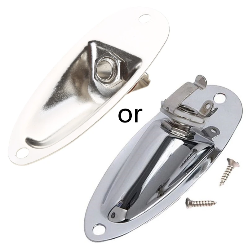 

Guitar Plate Replacement For Strar Electric 1/4" Boat Shaped Connector Socket Panel