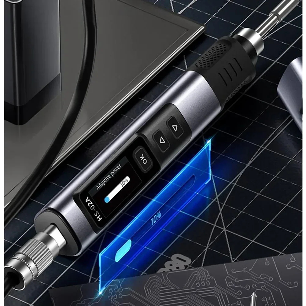 Портативный умный паяльник PD100W HS 02A паяльная станция эффективный автоматический