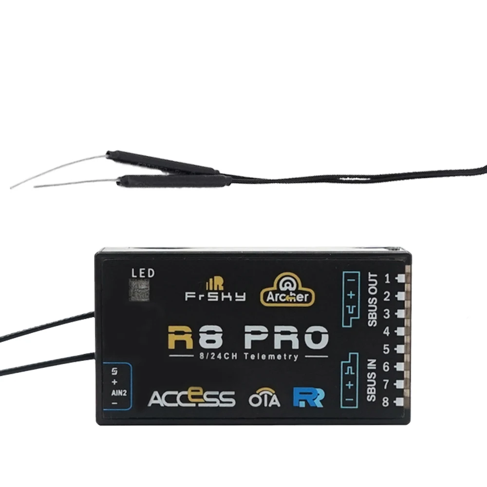 

Съемные антенны FrSky, 2,4 ГГц, доступ Archer R8, внешняя резервность поддерживает сигнал с OTA