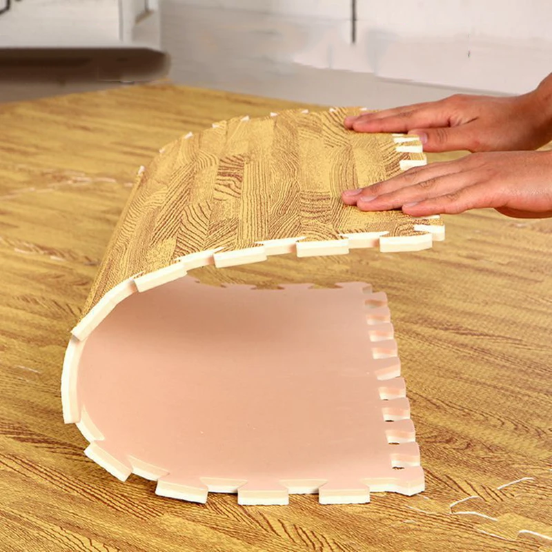 

EVA Foam Mat For Children s Waterproof Game Playmat Puzzle Wood Grain Mat Kids Climbing Education Exercise Pad Carpet 16 pcs