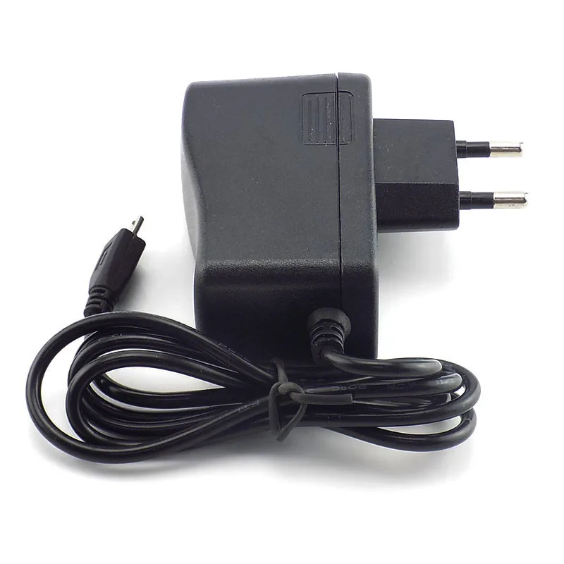 Адаптер питания Micro USB AC в DC вилка стандарта США ЕС конвертер Iuput 100 В-240 В зарядное