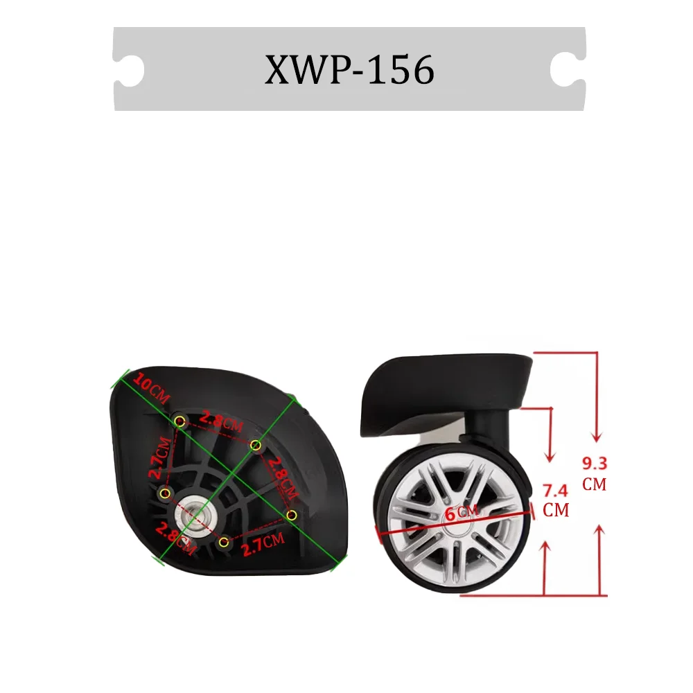 XWP-156 Универсальный сменный чемодан на колесах вращающийся удобный прочный
