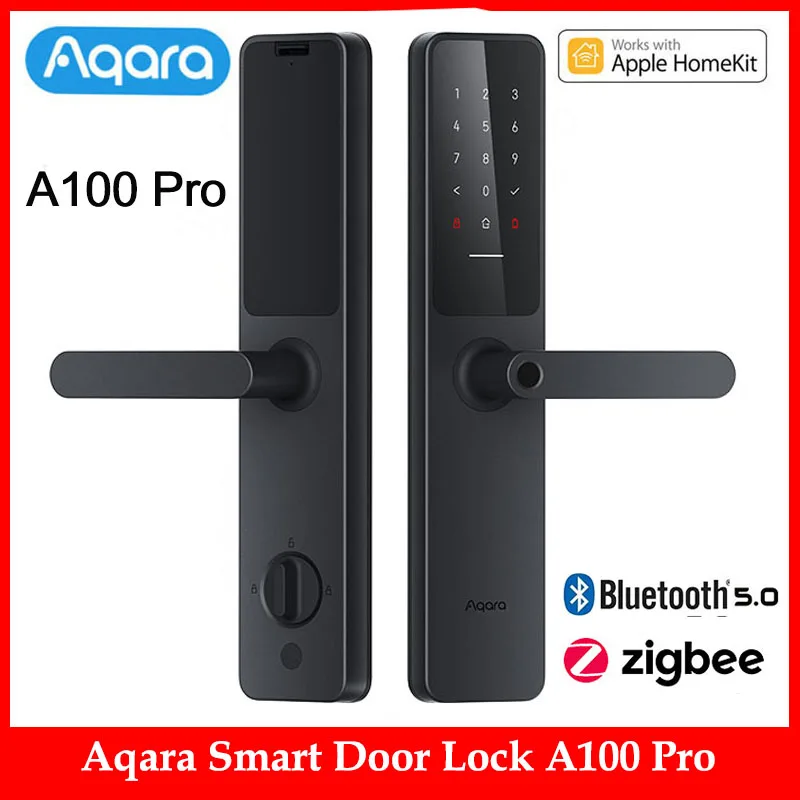 Умный дверной замок Aqara A100 Pro с Поддержкой iPhone Apple Watch NFC Bluetooth