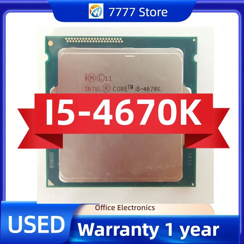 

Using Intel quad quad core i5-4670K 3.4GHZ I5 4670K LGA1150 22NM 84W CPU desktop processor