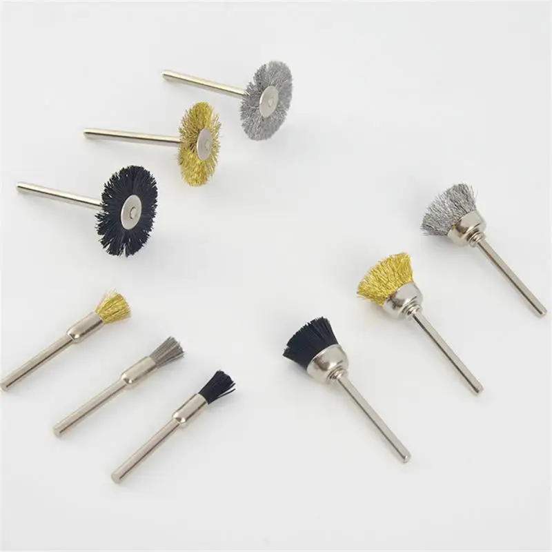 

Double-edge Pen-type Wire Brush Density Board Cutting T-type Nylon Brush Computer Engraving Tool Straight Groove Milling