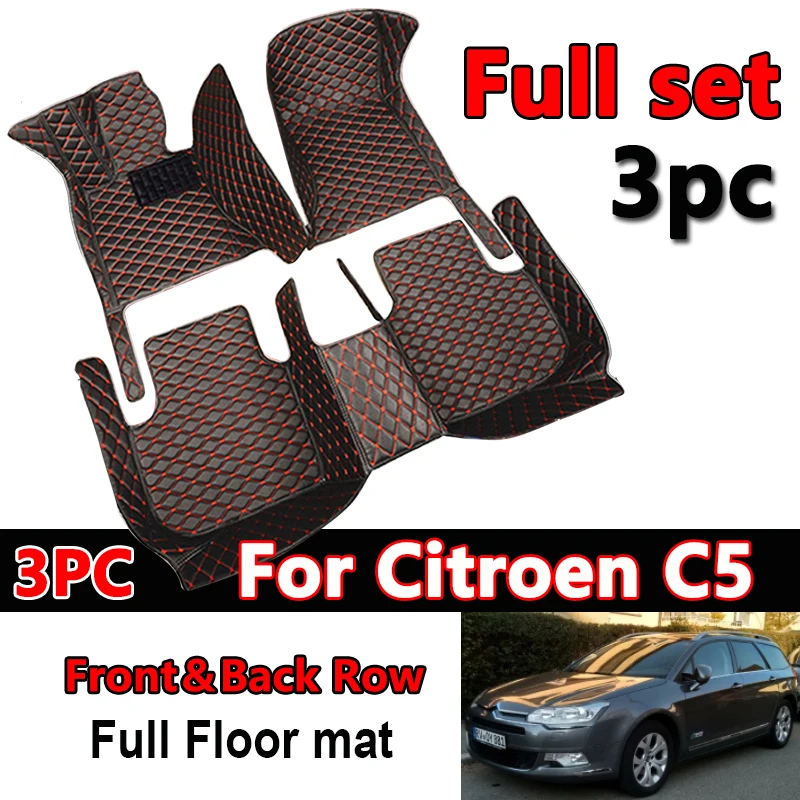 

Автомобильные коврики для Citroen C5 RD TD 2007 ~ 2015, автомобильный нескользящий кожаный коврик, прочный коврик, автомобильные коврики, детали интерьера, автомобильные аксессуары