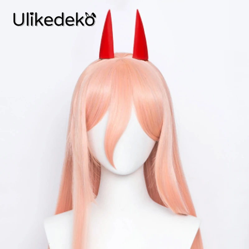 

Anime Chainsaw Man Power Hair Accessories Headwear Red Demon Horns Hairclip Hairpin Japanese Anime Cosplay Props Halloween Party