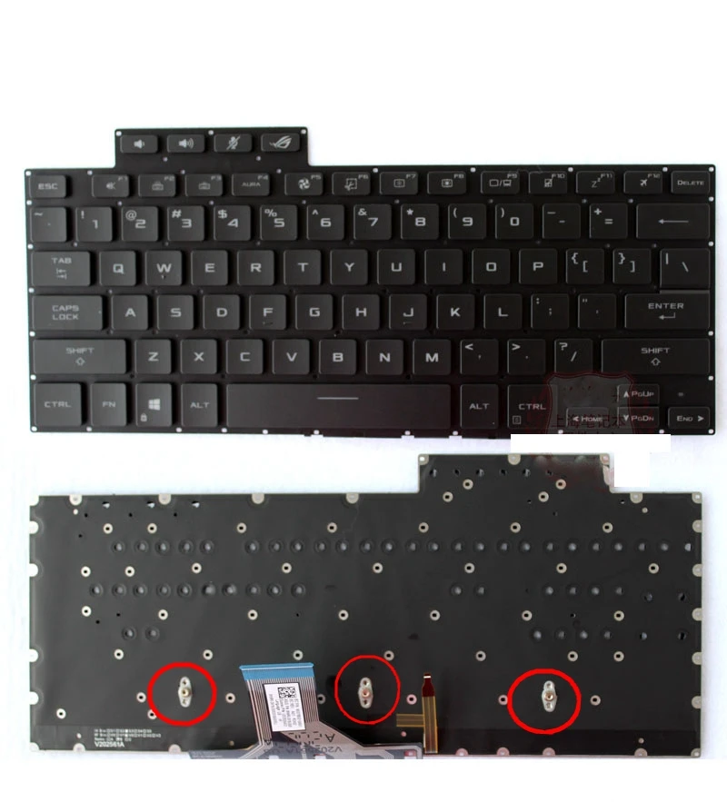 New US Backlit Keyboard for ASUS ROG Flow X13 GV301 GV301QC GV301QH GV301QE Gaming Laptop