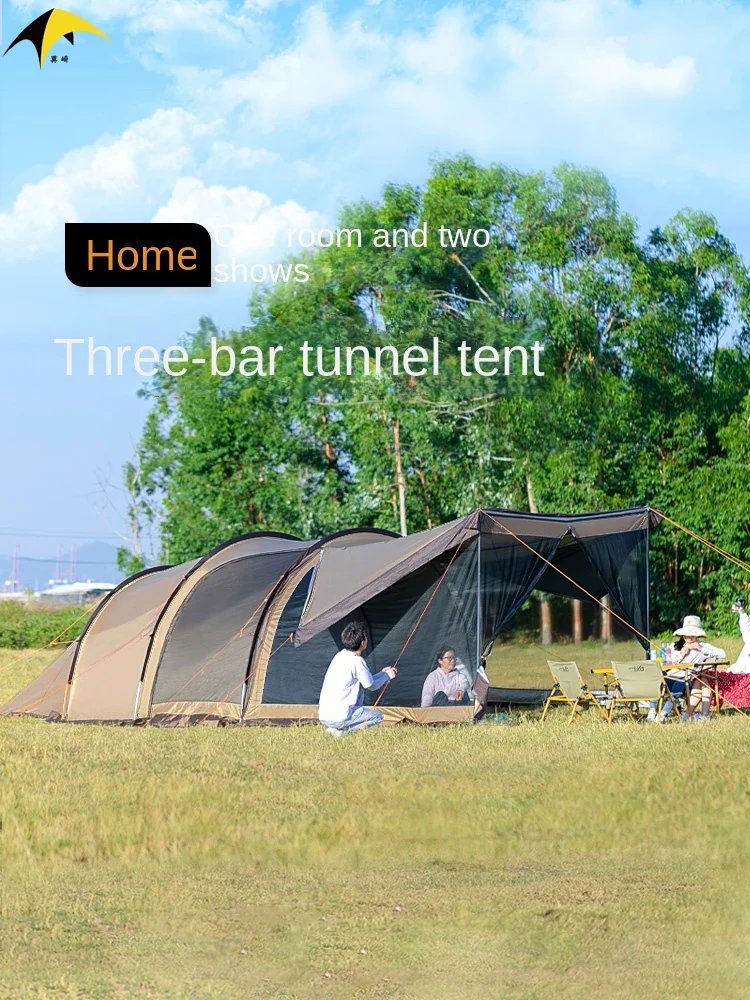 Туннельная палатка Moqi изысканное Уличное оборудование для кемпинга одно