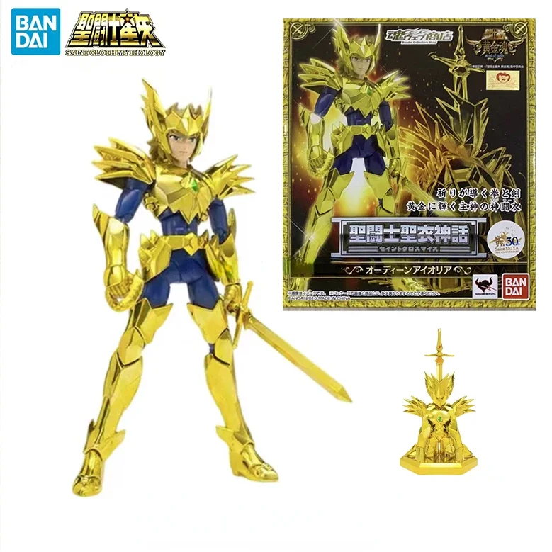 В наличии BANDAI Holy Cloth Myth Odin Aiolia Golden Soul Animation Action Series Фигурка Модель Игрушка